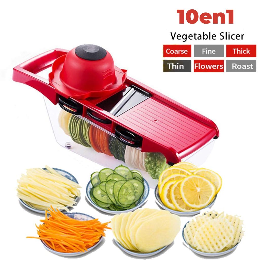 Mandoline Coupe-Légumes 10 en 1 – قطاعة خضروات