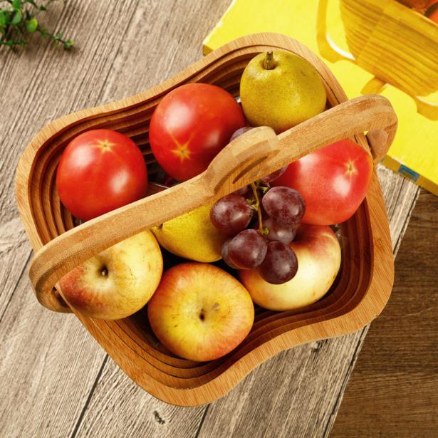 Panie Fruits magique pliable en bambou