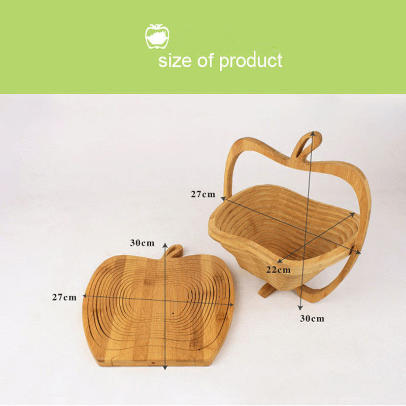 Panie Fruits magique pliable en bambou